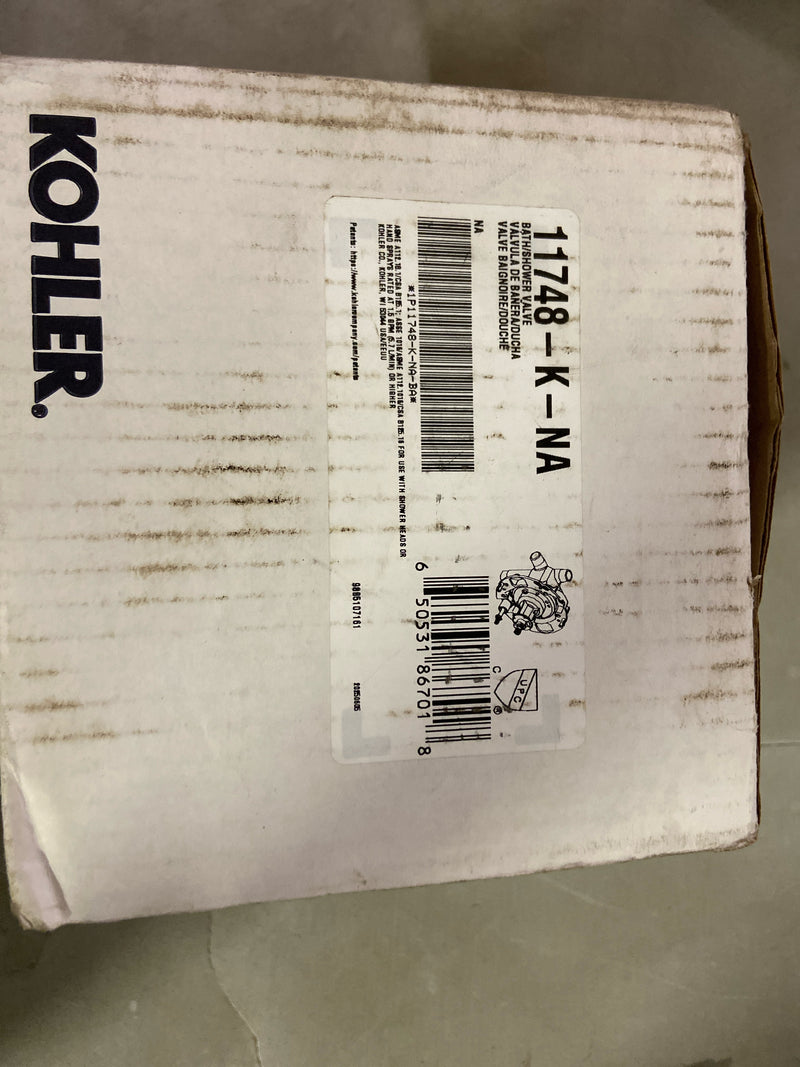 Kohler K-11748-K-NA 1/2" Pressure-Balancing Valve with Push-Button Diverter - N/A