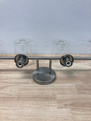 Hampton bay 1024HBBNDI Champlain 31.5 in. 4-Light Brushed Nickel Modern Bathroom Vanity Light with Clear Glass Shades