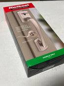 Kwikset CP815PTHXTNL-15 Prescott Lower Passage Handleset with Tustin Interior Lever - No Deadbolt - Satin Nickel