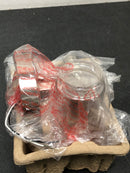 Hampton bay V02502-1L-BN Loveland 1-Light Brushed Nickel Indoor Wall Sconce Light Fixture with Clear Glass Shade