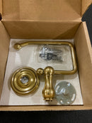 Emtek 2604US7 6-3/8" Solid Brass Bar Style Tissue Paper Holder - French Antique Regular Rosette