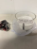 Jonathan y JYL7442A Domenic 7.75 in. Oil Rubbed Bronze Metal/Glass LED Flush Mount