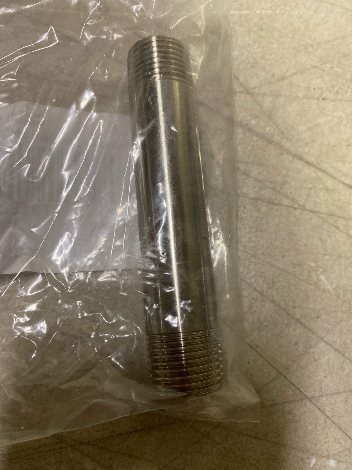 Signature Hardware 348550 1/2" IPS x 4" Threaded Pipe Nipple - Brushed Nickel
