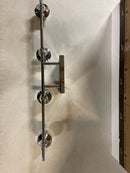 Savoy house 8-4030-4-11 Octave 28.75 in. W x 9 in. H 4-Light Polished Chrome Bathroom Vanity Light with Clear Glass Shades