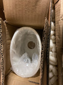 Justice Design Group FAL-8444-30-NCKL LumenAria 4 Light 37" Wide Bathroom Vanity Light with Oval Shades - Brushed Nickel