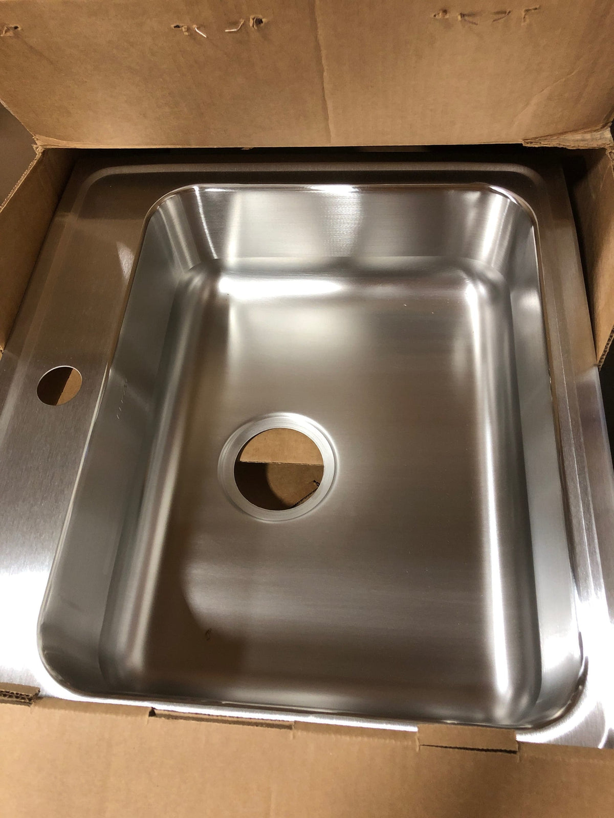Elkay LRAD2219601 Lustertone 22" Drop In Single Basin Stainless Steel Kitchen Sink - 1 Faucet Hole