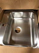 Elkay LRAD2219601 Lustertone 22" Drop In Single Basin Stainless Steel Kitchen Sink - 1 Faucet Hole