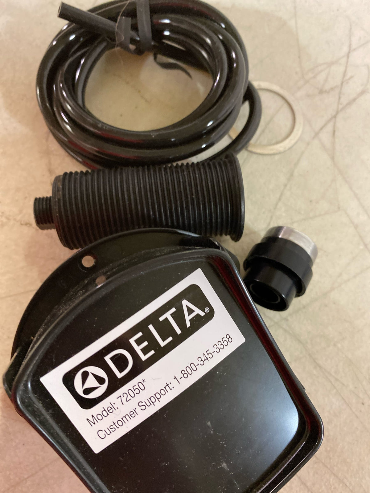 Delta 72050-AR Garbage Disposal Air Switch with Dual Outlet Power Module - Arctic Stainless