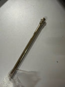 Kingston Brass CB38206 20 in. Bullnose Bathroom Supply Line - Polished Nickel