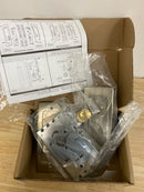 Emtek 2115US15158 Modern Rectangular 7-1/4 Inch Privacy Mortise Pocket Door Lock for 1-5/8" Thick Doors - Satin Nickel