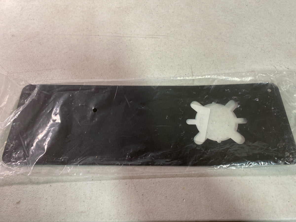 Don-Jo 5in x 14in Remodeler Plate with Cross Bolt Holes Oil Rubbed Bronze Finish