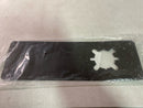 Don-Jo 5in x 14in Remodeler Plate with Cross Bolt Holes Oil Rubbed Bronze Finish