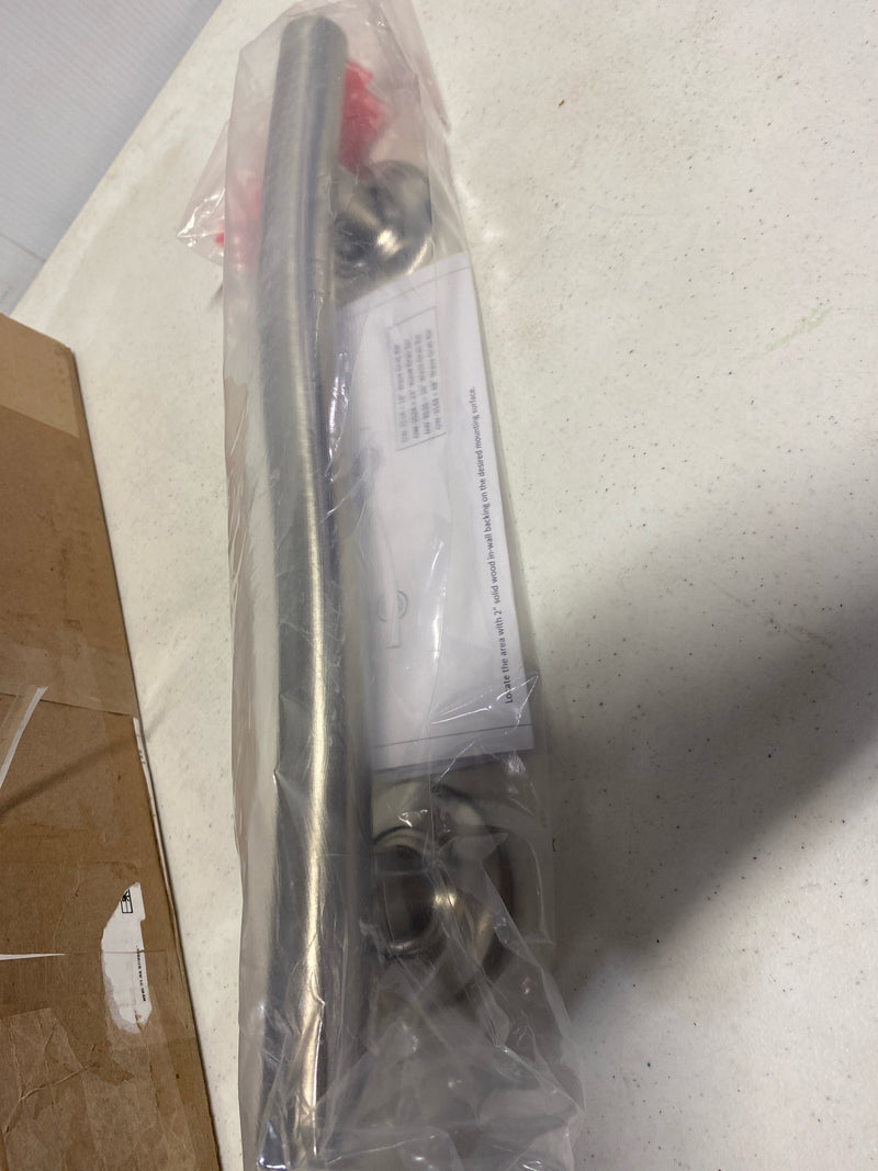 Seachrome 18 inch Bathroom Wave Grab Bar Satin Finish