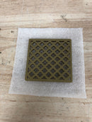 Infinity Drain MS 4 SB Moor 4" Drain Grate Only for Select Infinity Drain Center Drains - Satin Bronze