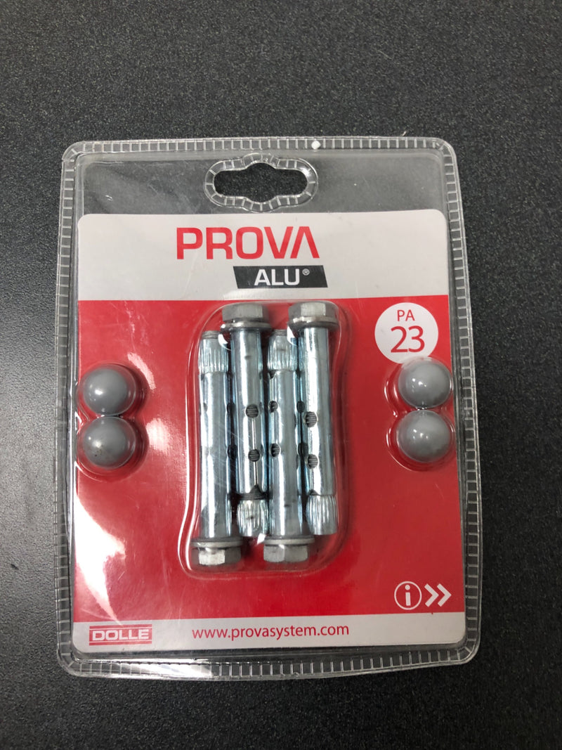 Dolle 96110 Prova PA23 Metal Heavy Duty Compression Concrete Post Anchors (4-Piece)