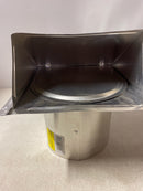 Master flow WVA6SD 6 in. Round Wall Vent with Screen and Damper