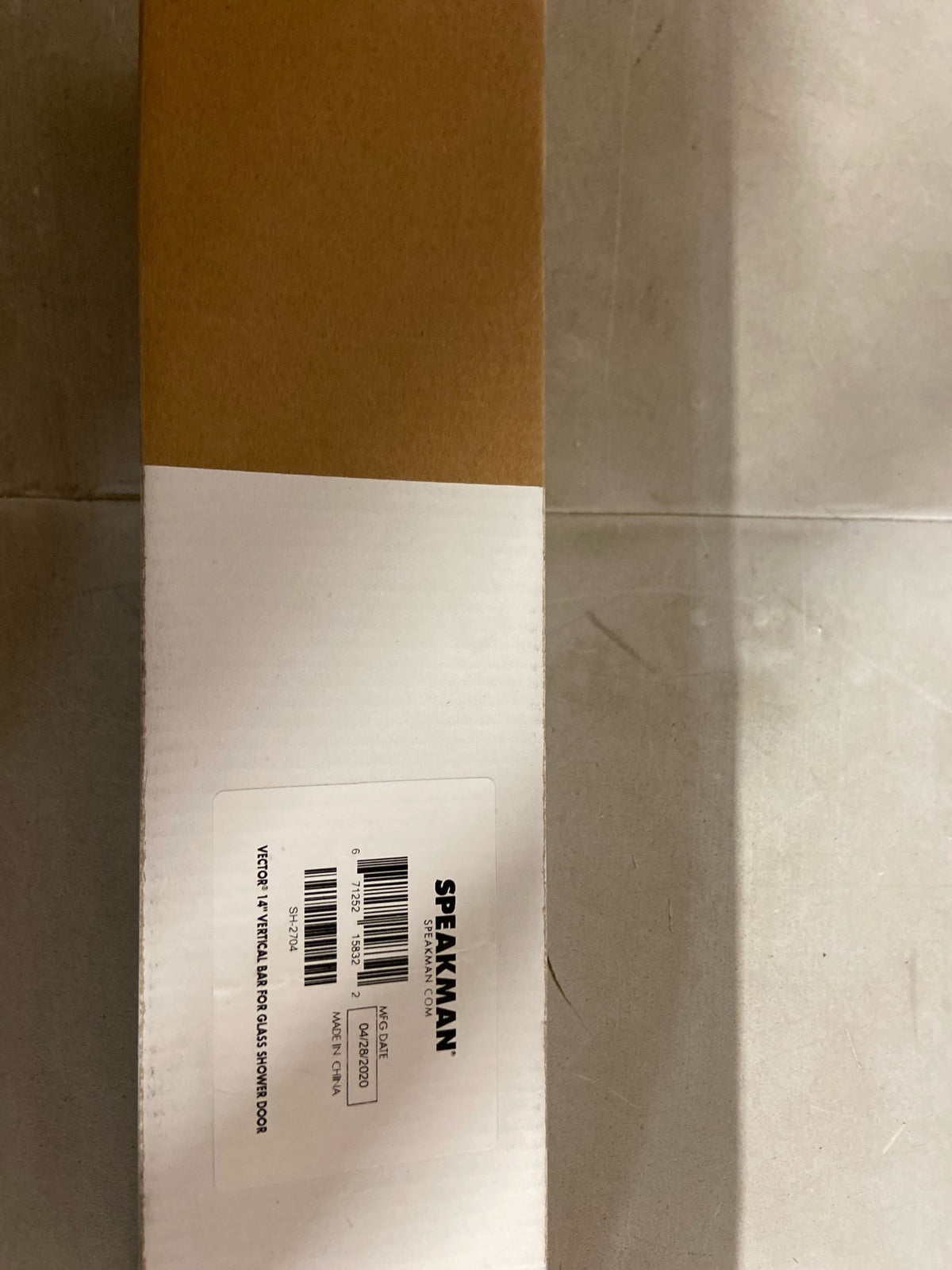 Speakman SH-2704 Vector 2-3/4" Shower Door Handle - Polished Chrome