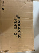 Progress lighting P300086-078 Carisa Collection 25 in. 3-Light Vintage Gold Opal Glass Mid-Century Modern Bathroom Vanity Light