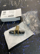 Amerock BP36647MBKCZ Carrione 9/16 Inch Bar Cabinet Knob - Marble Black / Champagne Bronze