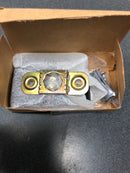 Baldwin 4860112 3" x 1-1/2" Illuminated Rectangular Door Bell from the Estate Collection - Venetian Bronze