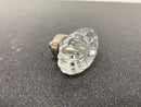 Nostalgic Warehouse 749997 Vintage Oval Fluted Crystal 1-3/16" Cabinet Knob - Polished Nickel