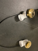 Signature Hardware SH644PB PVC Cable Drain and Overflow for 17" - 22" Deep Alcove Tubs - Polished Brass