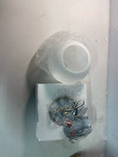 Progress Lighting P350075-009 Carisa Single Light 7-3/8" Wide Semi-Flush Globe Ceiling Fixture - Brushed Nickel