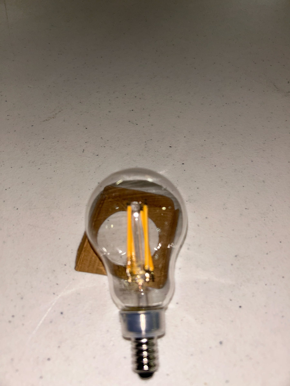Bulbrite 776825 - LED4A15/27K/FIL/E12/3 Victorian Style Antique Filament LED Light Bulb
