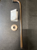 Signature Hardware SHRSA181ORB FundamentALL 18" Wall-Mount Rain Shower Arm and Flange - Oil Rubbed Bronze