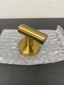 Amerock BH26542BBZ Arrondi Single Robe Hook - Golden Champagne / Brushed Bronze