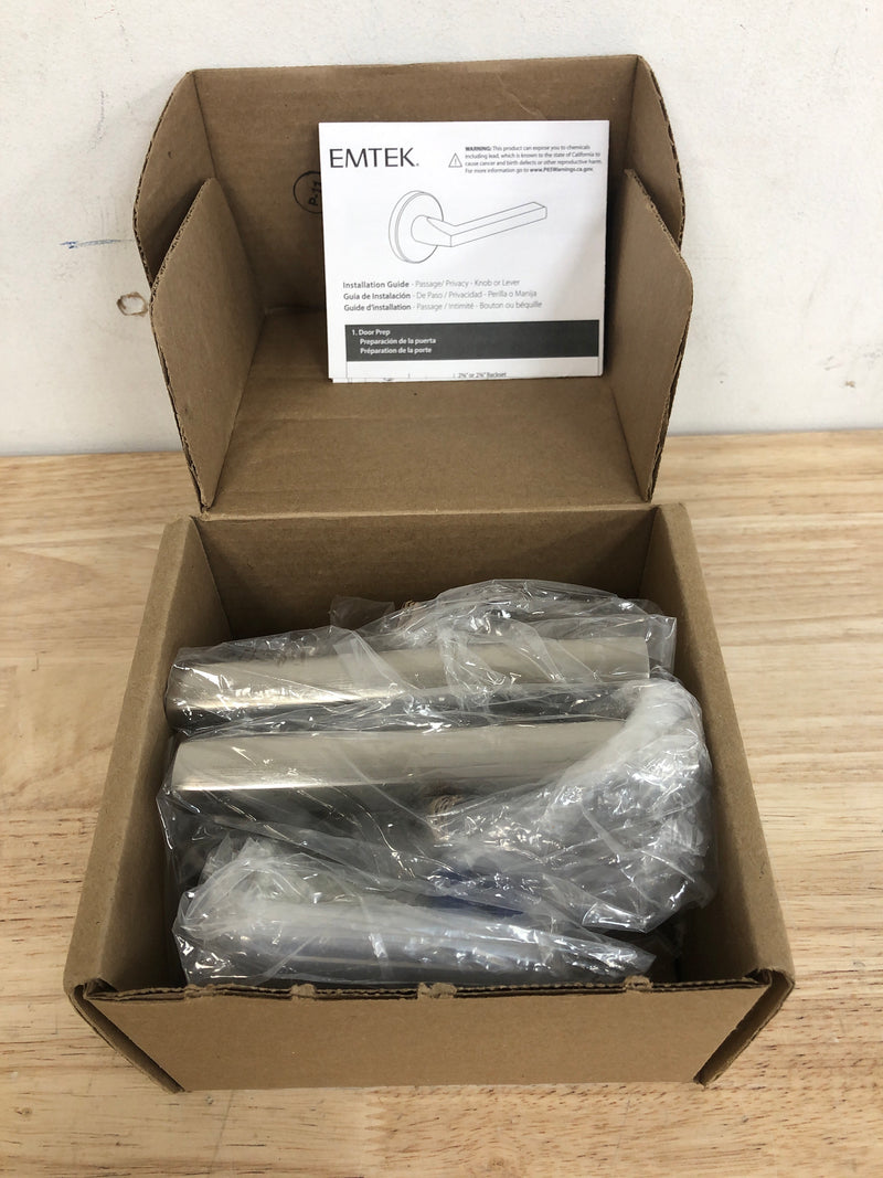 Emtek 5112FRLUS15LH EMT 5112 FREESTONE US15 LH PASS MODERN R