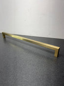 Hickory Hardware HH075336-CBZ Skylight 12" Center to Center Square Bar Appliance Handle / Appliance Pull - Champagne Bronze