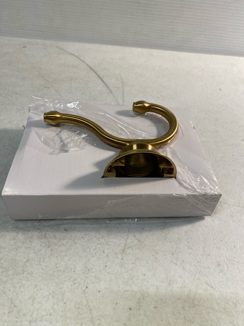 Signature Hardware SHBERH2BG Beasley Double Robe Hook - Brushed Gold