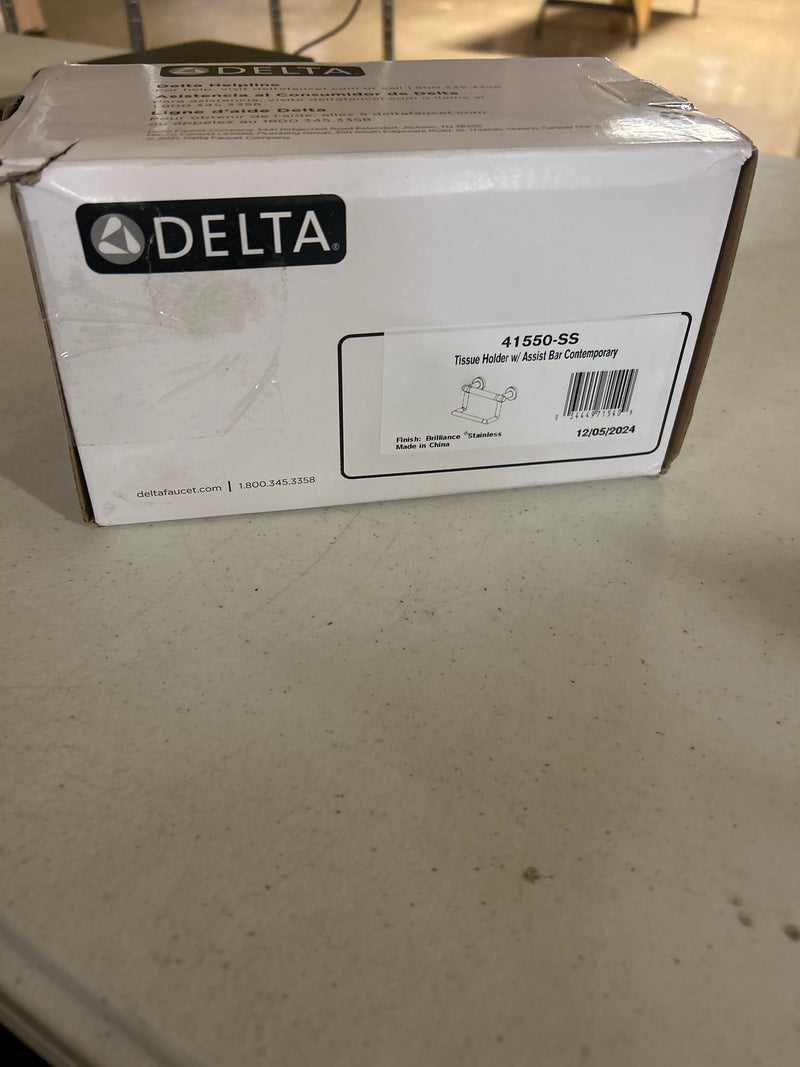 Delta 41550-SS BathSafety Wall Mounted Toilet Paper Holder - Brilliance Stainless