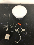 Commercial electric 54484145 Spin Light 7 in. Closet Light with Pull Chain LED Flush Mount Ceiling Light 830 Lumens 4000K Bright White Basement Light
