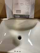 Proflo Pf1813u Norris 20-7/16" Rectangular Vitreous China Undermount Bathroom Sink - White