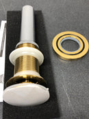 VIGO Vessel Bathroom Sink Pop-Up Drain and Mounting Ring in Matte Gold-VG07000MG