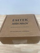 EMTEK Square Rosette Dummy, Pair with Matching Finish Luzern Lever - Choice of 7 Finishes - 5050LUUS10B - Oil Rubbed Bronze (US10B)