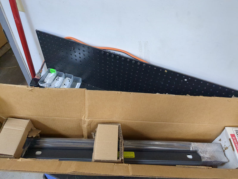 Infinity Drain S-LT 3836 ORB 36" S-PVC Series Low Profile Complete Kit with 1 1/2" Perforated Offset Slot Grate in Oil Rubbed Bronze