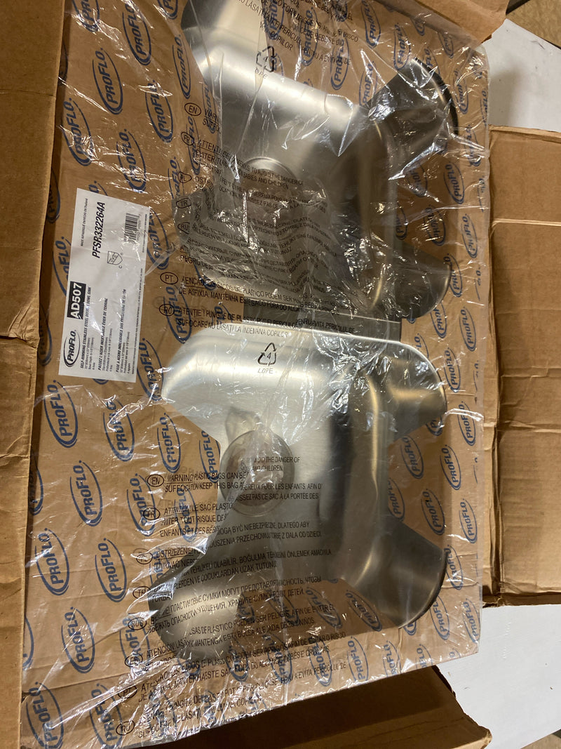 PROFLO PFSR332264A 33" Drop In Double Basin Stainless Steel Kitchen Sink - Stainless Steel