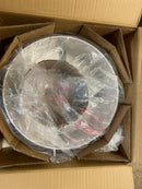 Kichler, Birkleigh 24 inch 4 Light semi Flush with Satin Etched Glass in Black, 52076BK