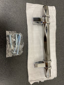 Amerock BP36648BCR26 London 3-3/4 Inch Center to Center Bar Cabinet Pull - Black Chrome / Polished Chrome