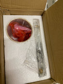 Savoy House 9-101-1-322 Fremont Traditional Soft White Glass Wall Sconce, 1-Light 60 Watt, 21" H x 5" W, Warm Brass