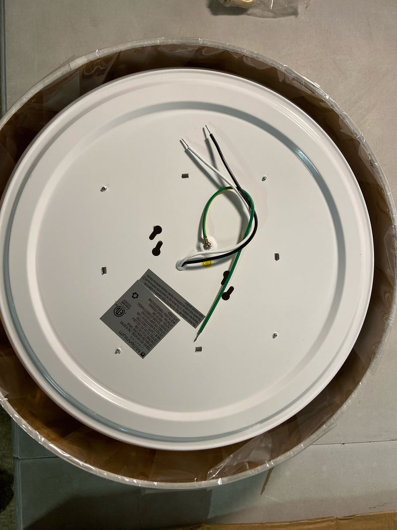 Millennium Lighting 4531-WH Rosata 16" Wide Flush Mount Drum Ceiling Fixture - White