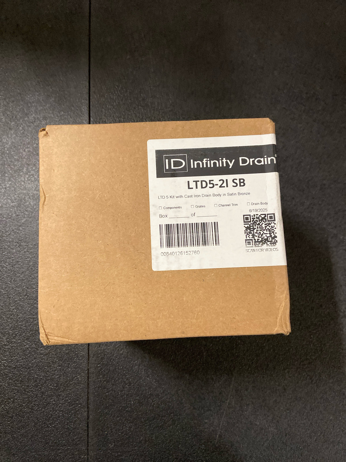 Infinity Drain LTD5-2I SB - Shower Drains Showers