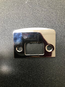 Baldwin 5510055FSTR 1.625" x 2.25" Full Lip Strike Plate - Lifetime Polished Nickel