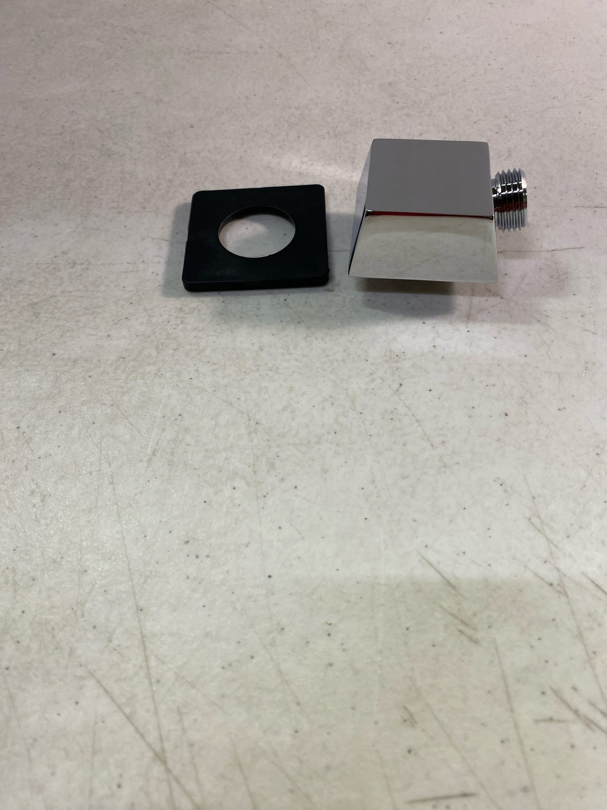 Delta 50570-PR Square Wall Supply Elbow for Hand Shower Hose Connection - Lumicoat Chrome