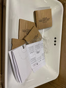 Kohler K-5373-0 Vox 22-5/8" Rectangular Vitreous China Vessel or Drop In Bathroom Sink with Overflow - White