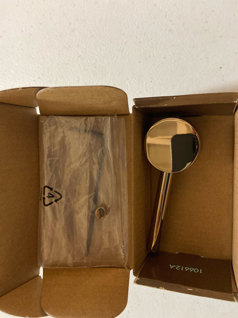 Brizo 61363LF-C-BLGL Litze 1.5 GPM Cold Only Water Dispenser Beverage Faucet with Angled Spout - RO Compatible - Matte Black / Luxe Gold