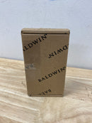 Baldwin 1135190I 3-1/2" Wide Plain Bearing 5/8" Radius Corner Mortise Door Hinge from the Estate Collection - Single Hinge - Satin Black